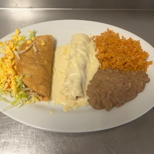 Enchilada & Taco Plate.