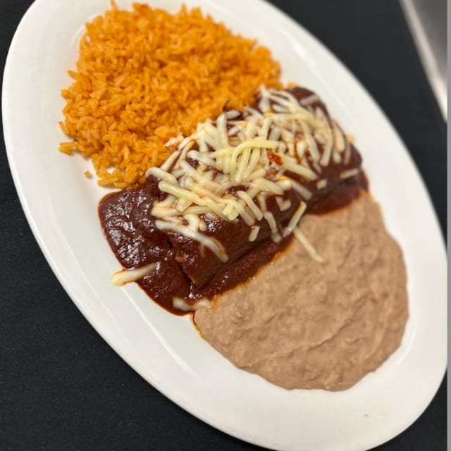 Mole Enchiladas.